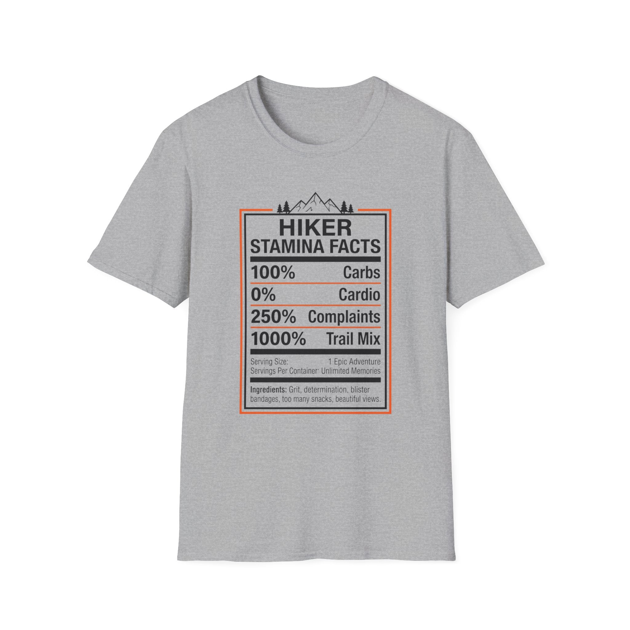 Hiker Stamina Facts T-Shirt