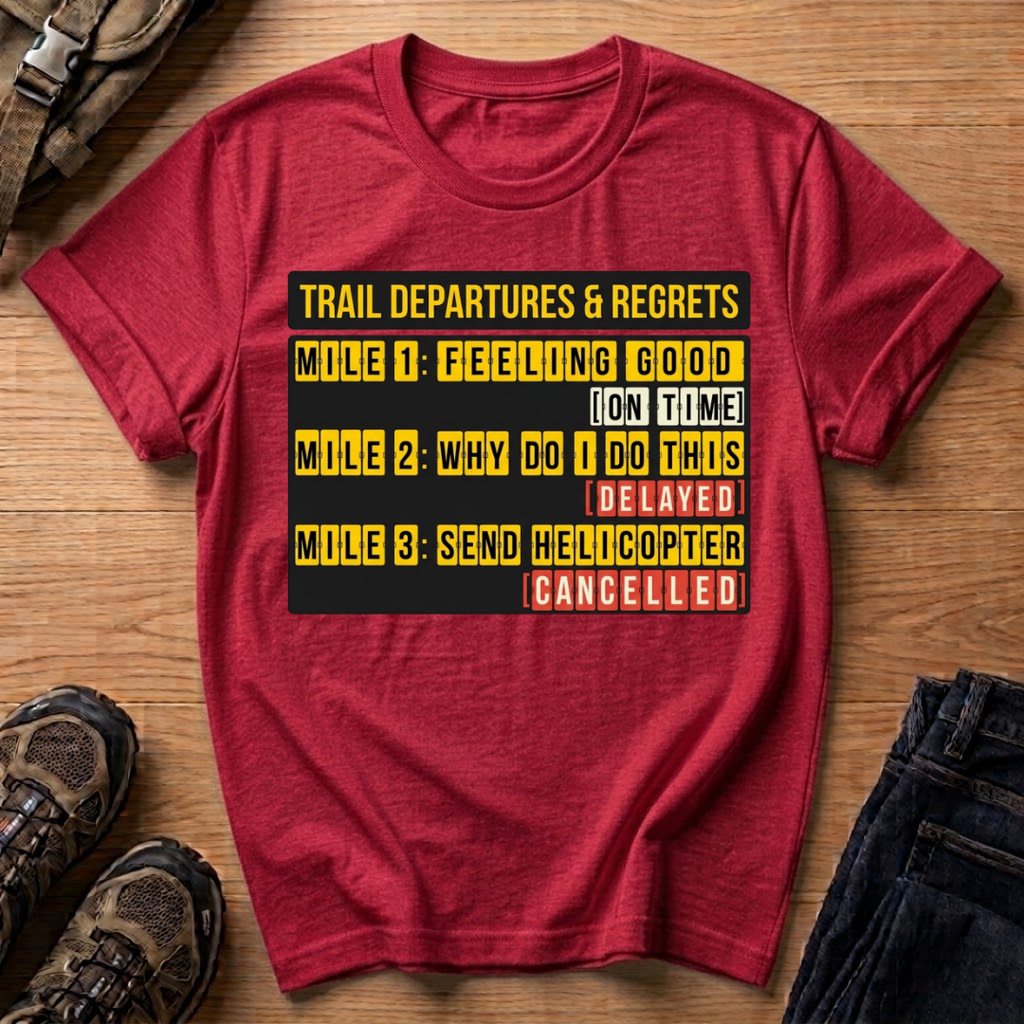 Trail Departures & Regrets T-Shirt