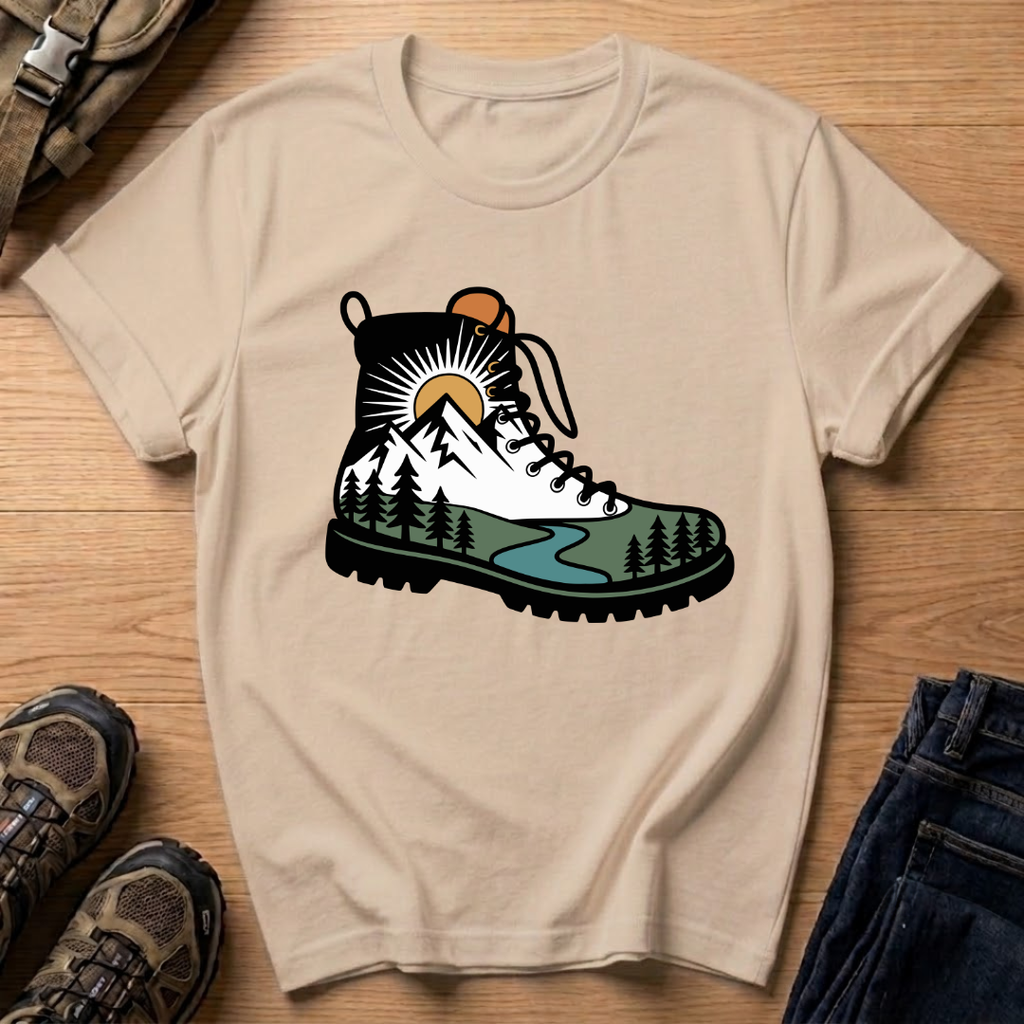 Hiking Boot Graphic T-Shirt