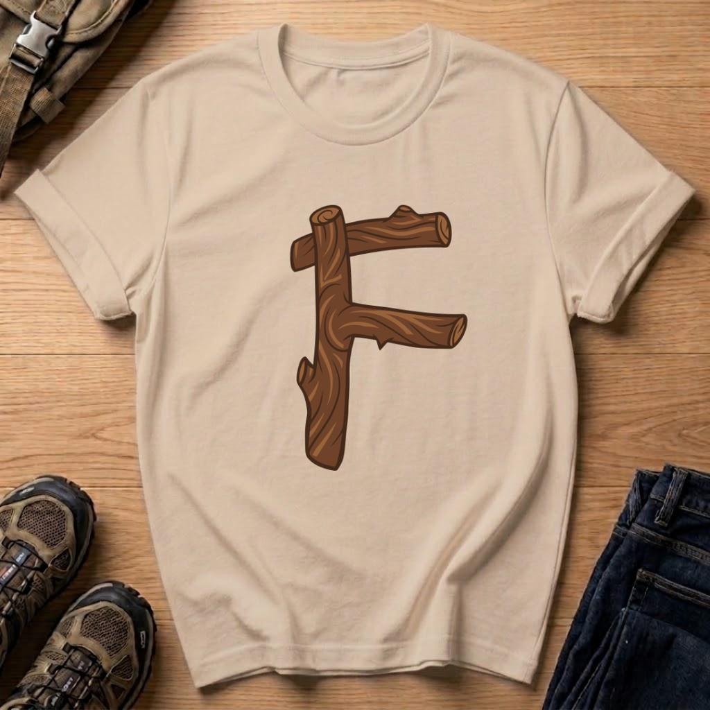Wooden F T-Shirt
