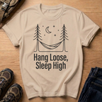 Hang Loose Sleep High T-Shirt — Hammock Camping Graphic Tee