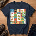 Camping Icons Graphic T-Shirt
