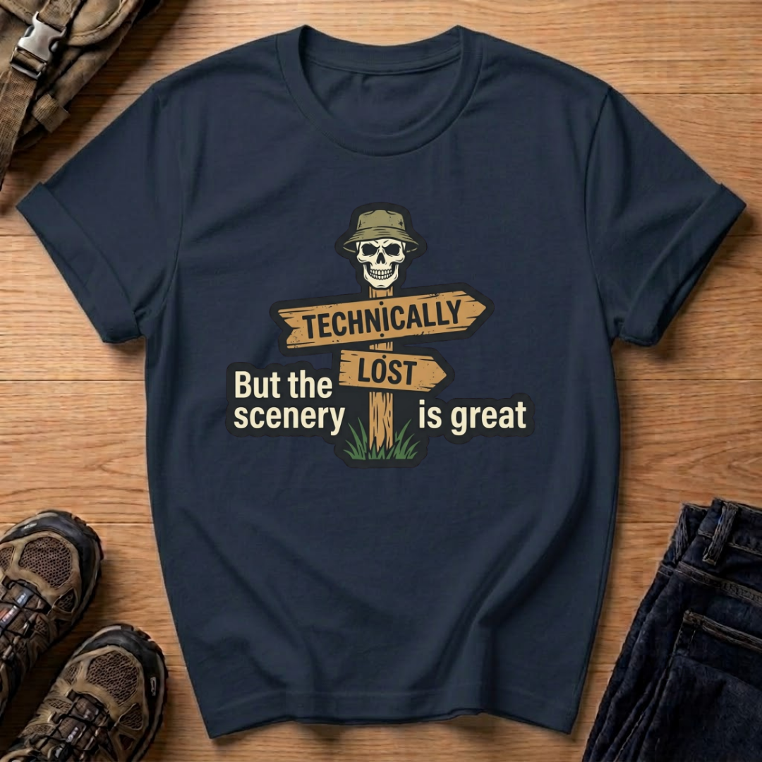 Technically Lost But the Scenery Is Great T-Shirt