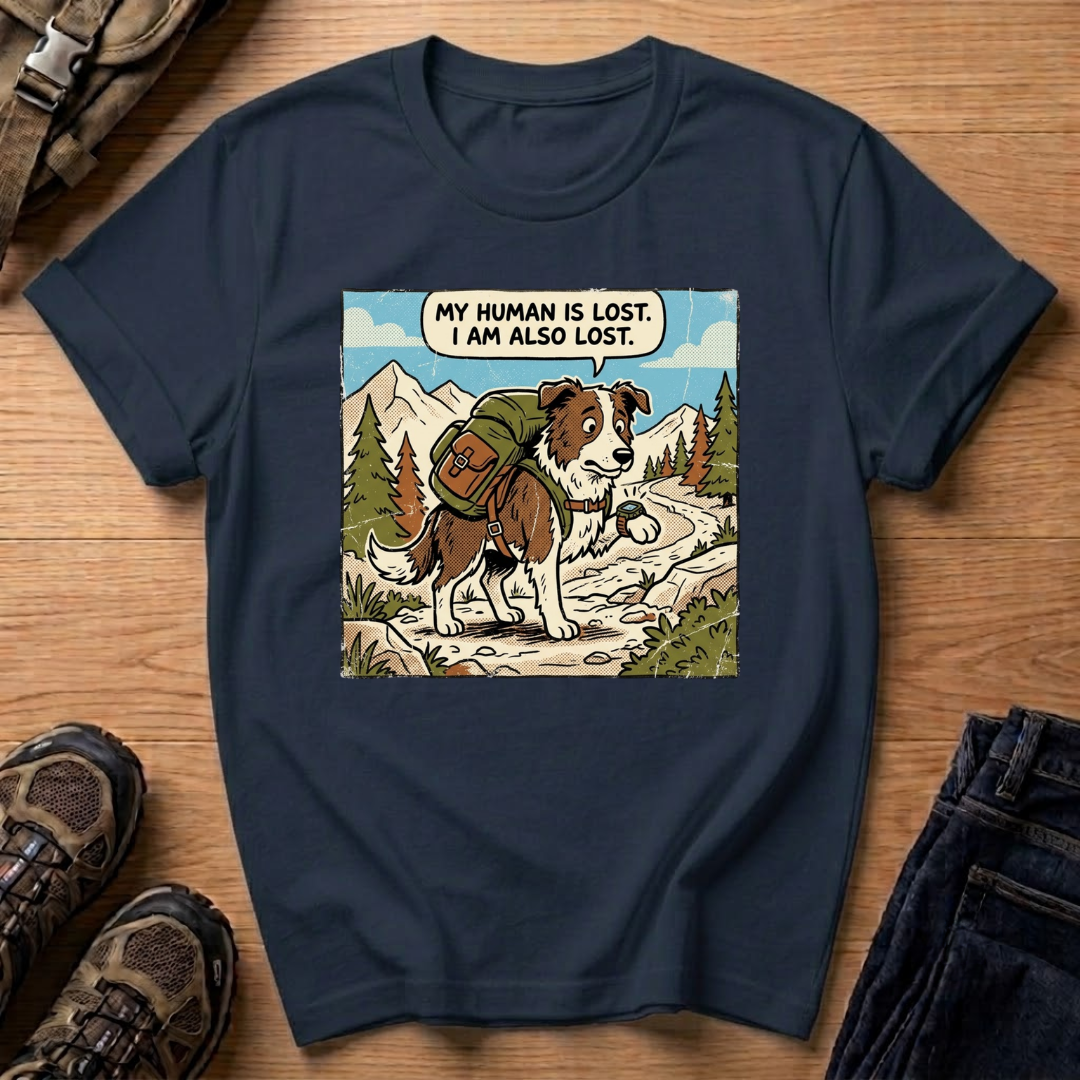 Lost Hiker Dog T-Shirt