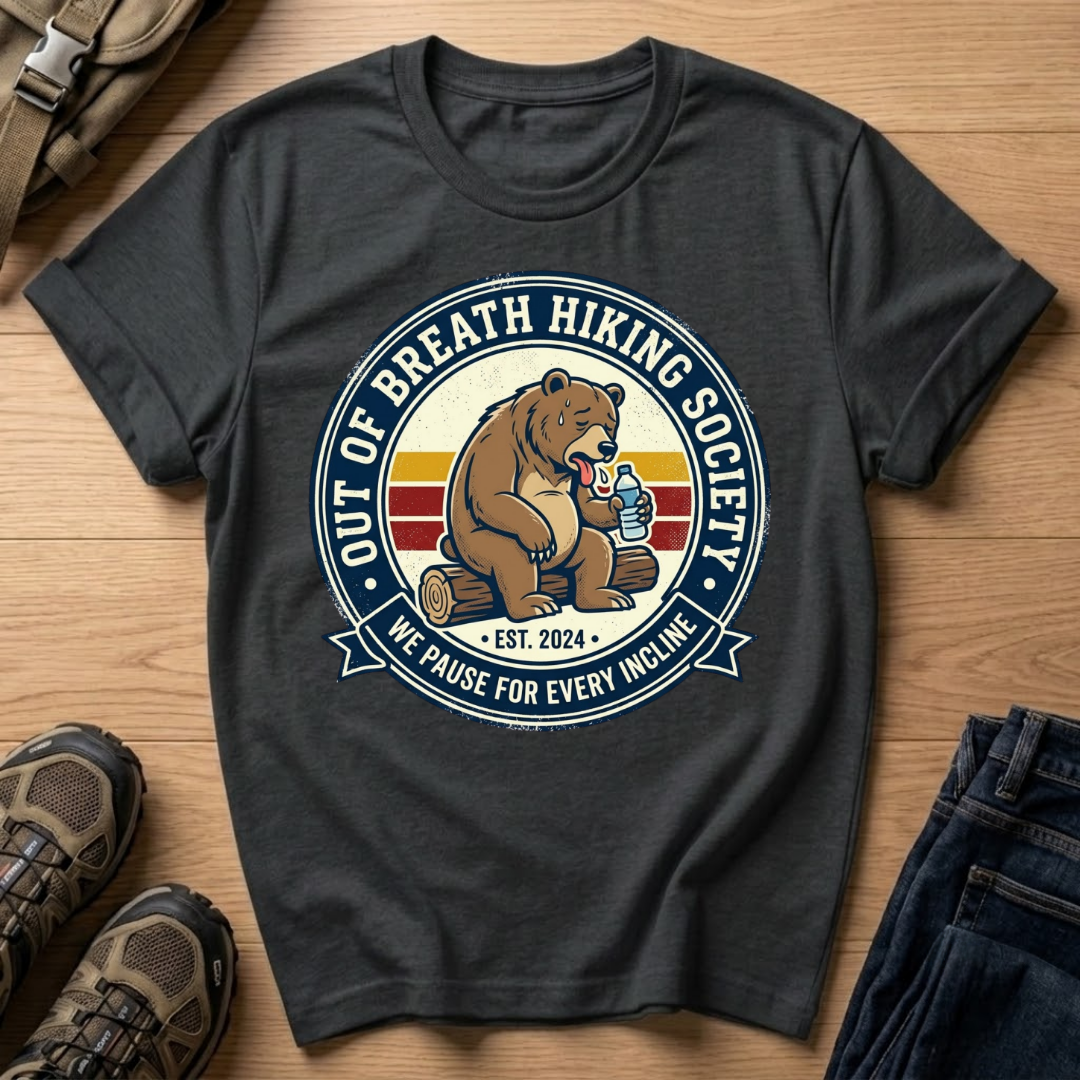 Out of Breath Hiking Society T-Shirt