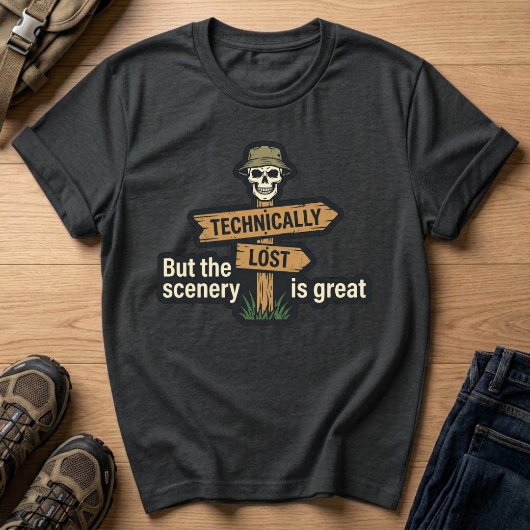 Technically Lost But the Scenery Is Great T-Shirt