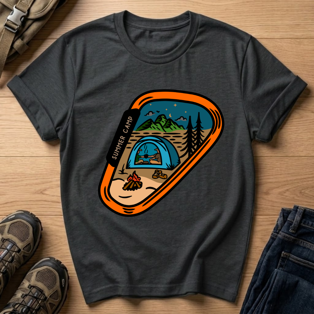 Camping Patch T‑Shirt