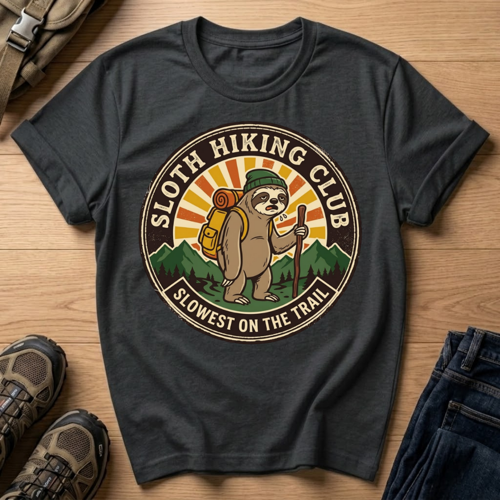 Sloth Hiking Club T-Shirt