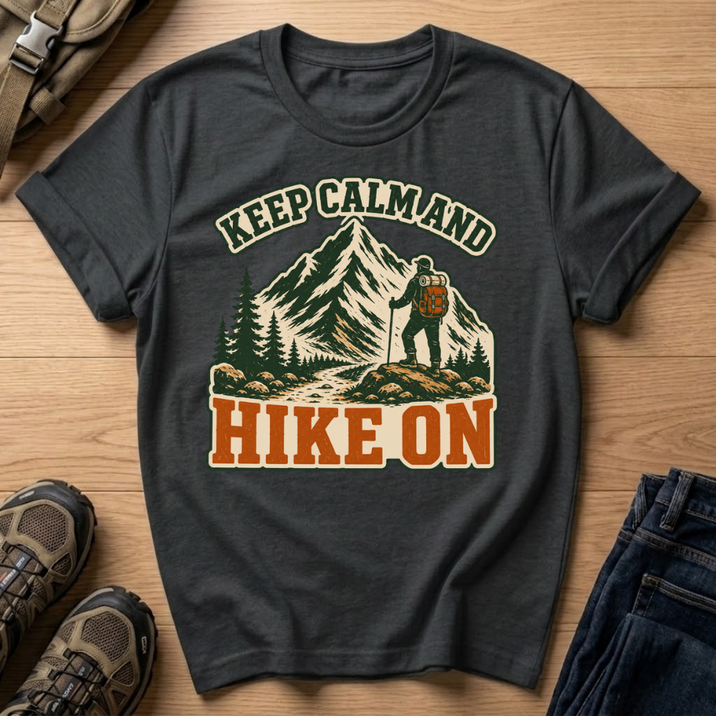 Keep Calm and Hike On T-Shirt