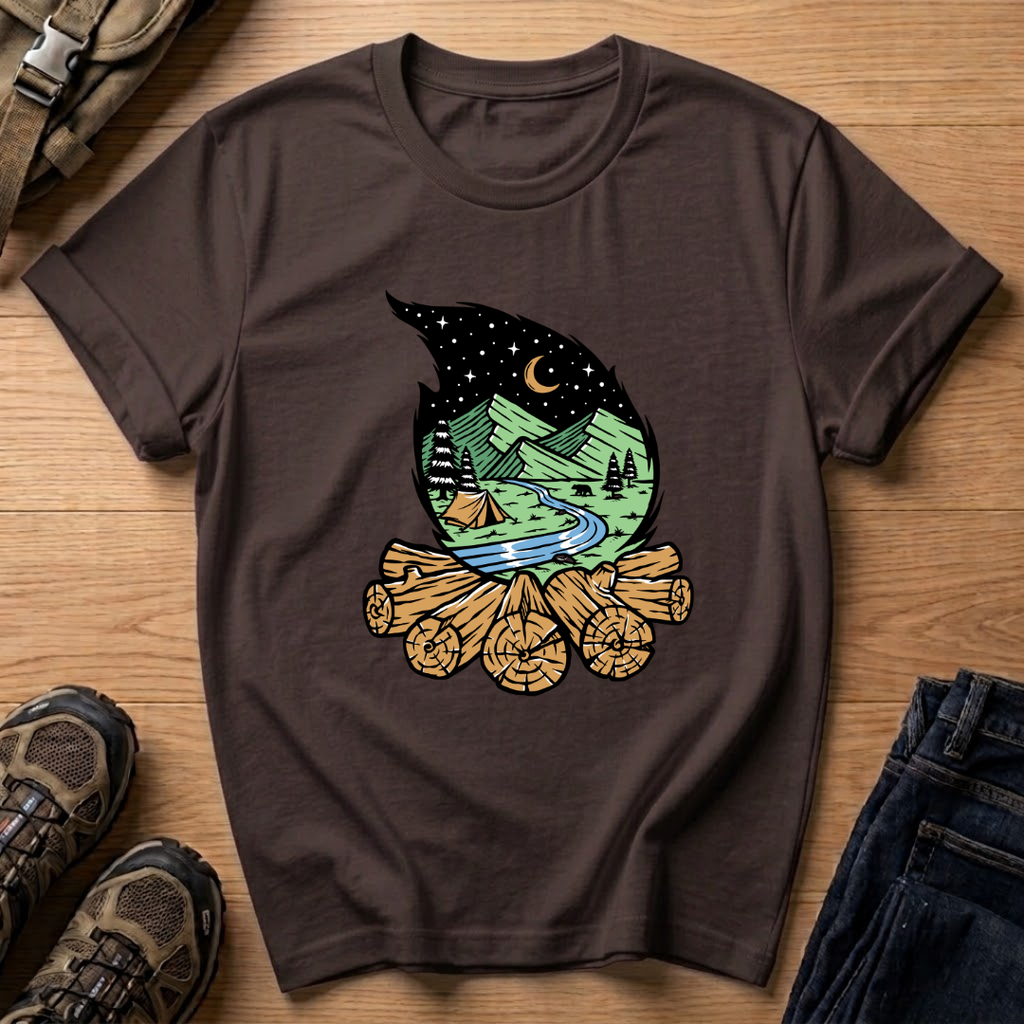 Moonlit Campfire T-Shirt