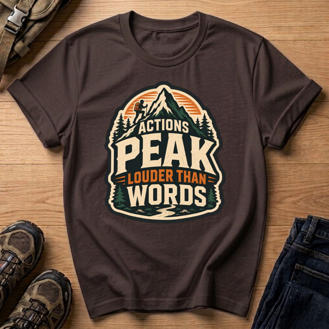 Actions Peak Louder T-Shirt