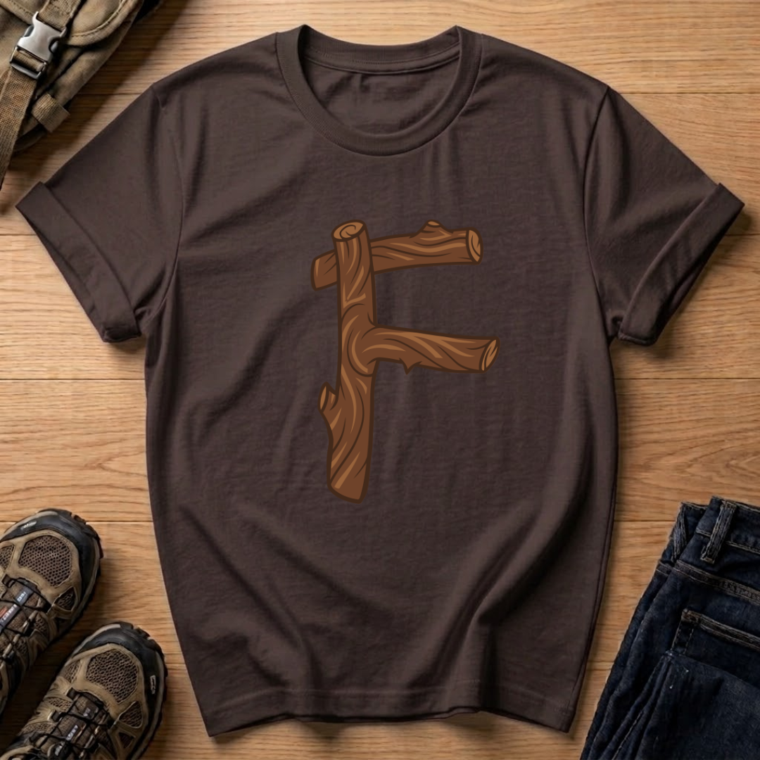Wooden F T-Shirt