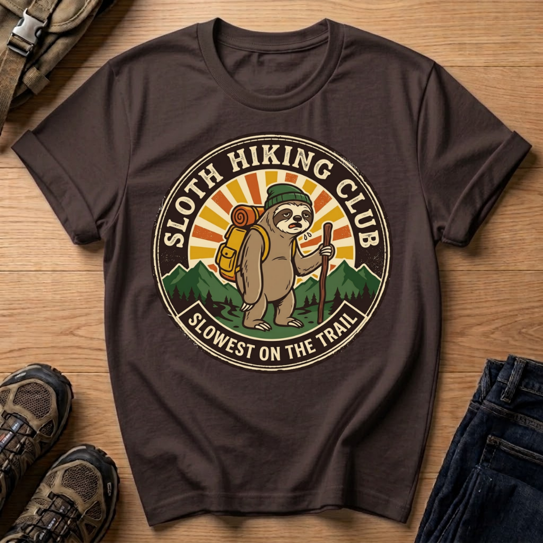 Sloth Hiking Club T-Shirt