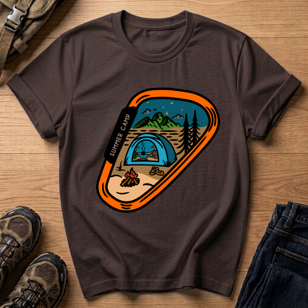 Camping Patch T‑Shirt