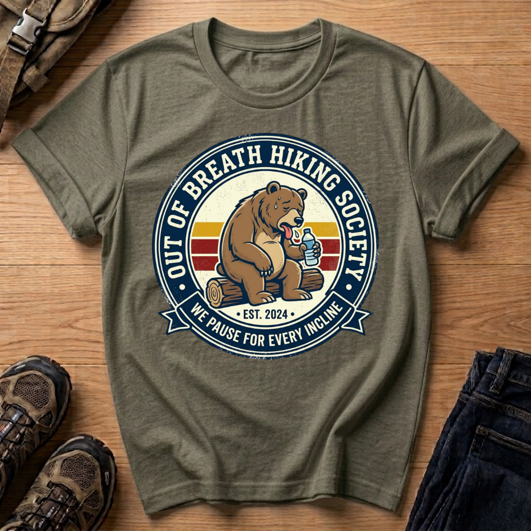 Out of Breath Hiking Society T-Shirt