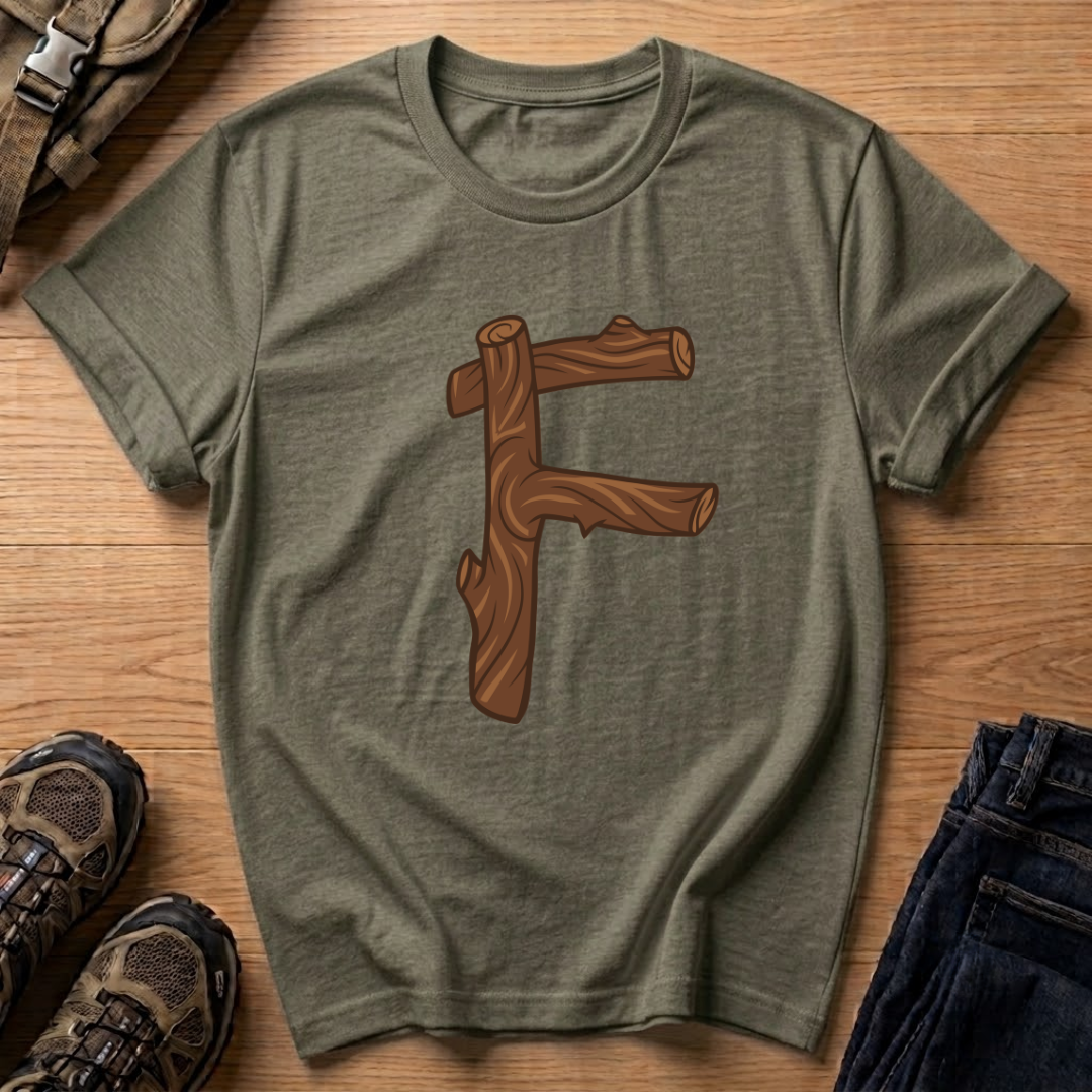 Wooden F T-Shirt