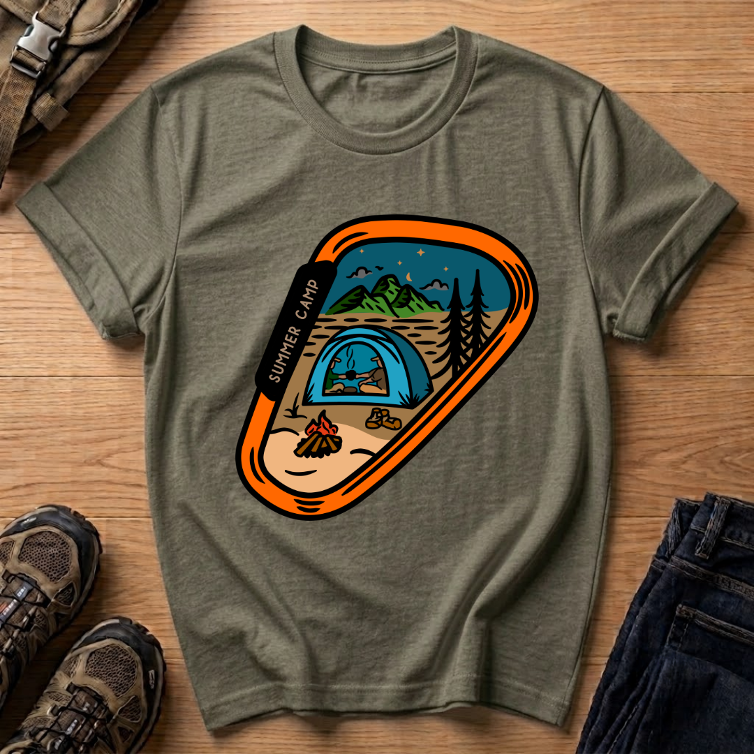 Camping Patch T‑Shirt