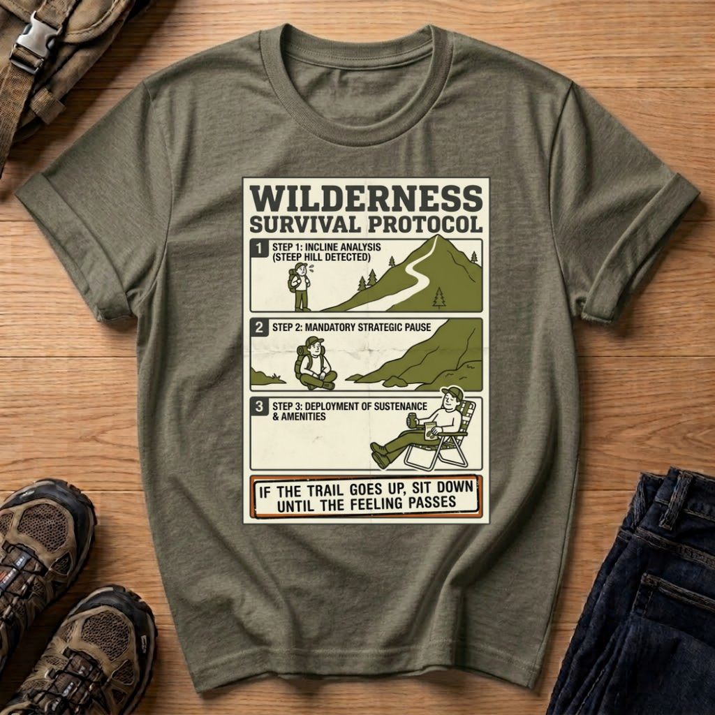 Wilderness Survival Protocol T‑Shirt
