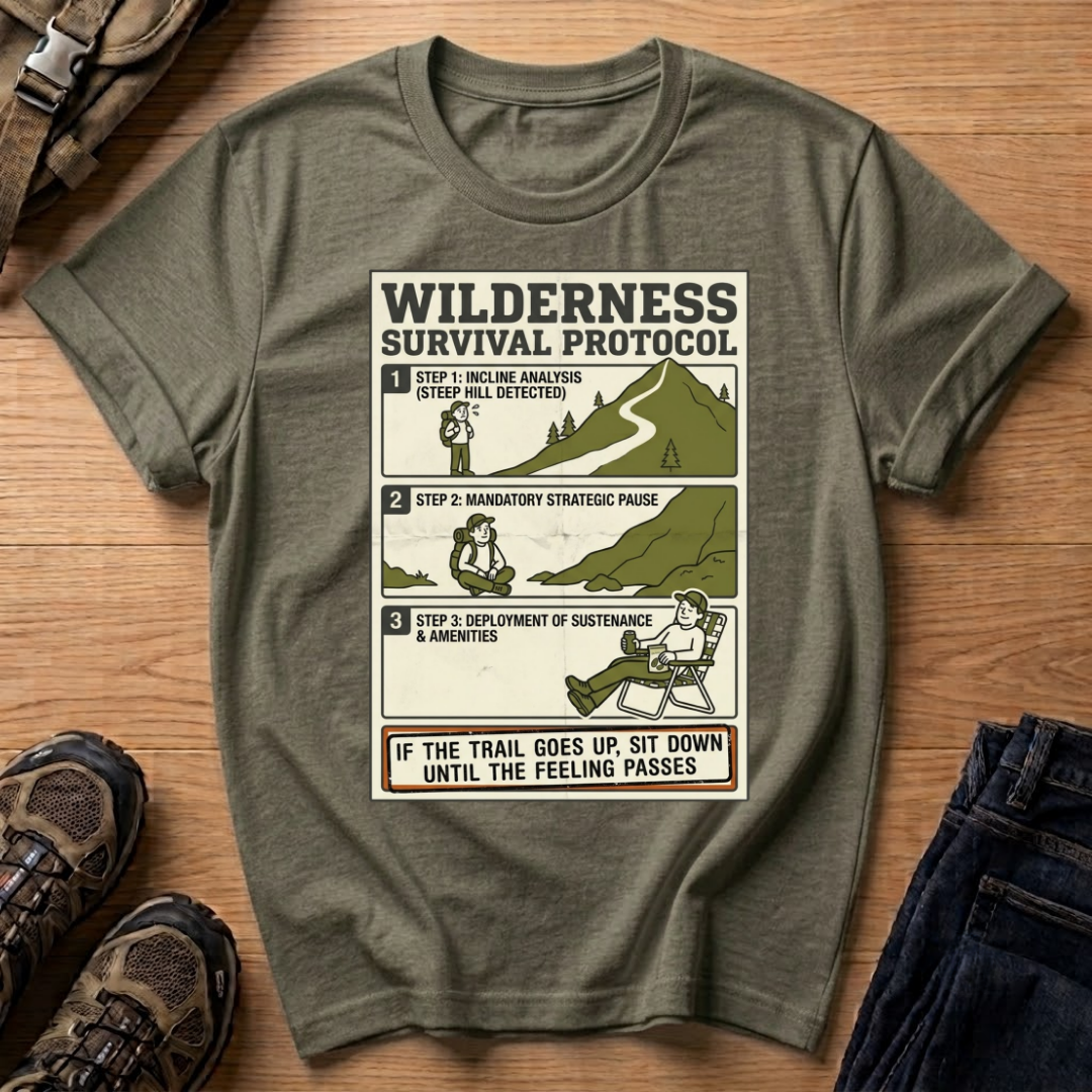 Wilderness Survival Protocol T‑Shirt