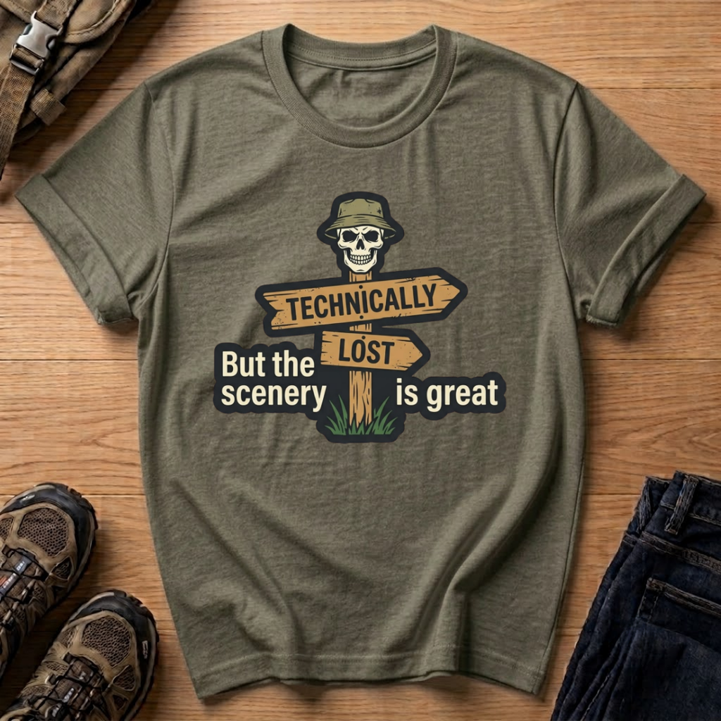 Technically Lost But the Scenery Is Great T-Shirt