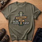 Technically Lost But the Scenery Is Great T-Shirt
