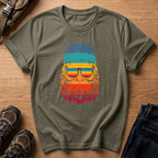 Retro Sunset Sasquatch T-Shirt