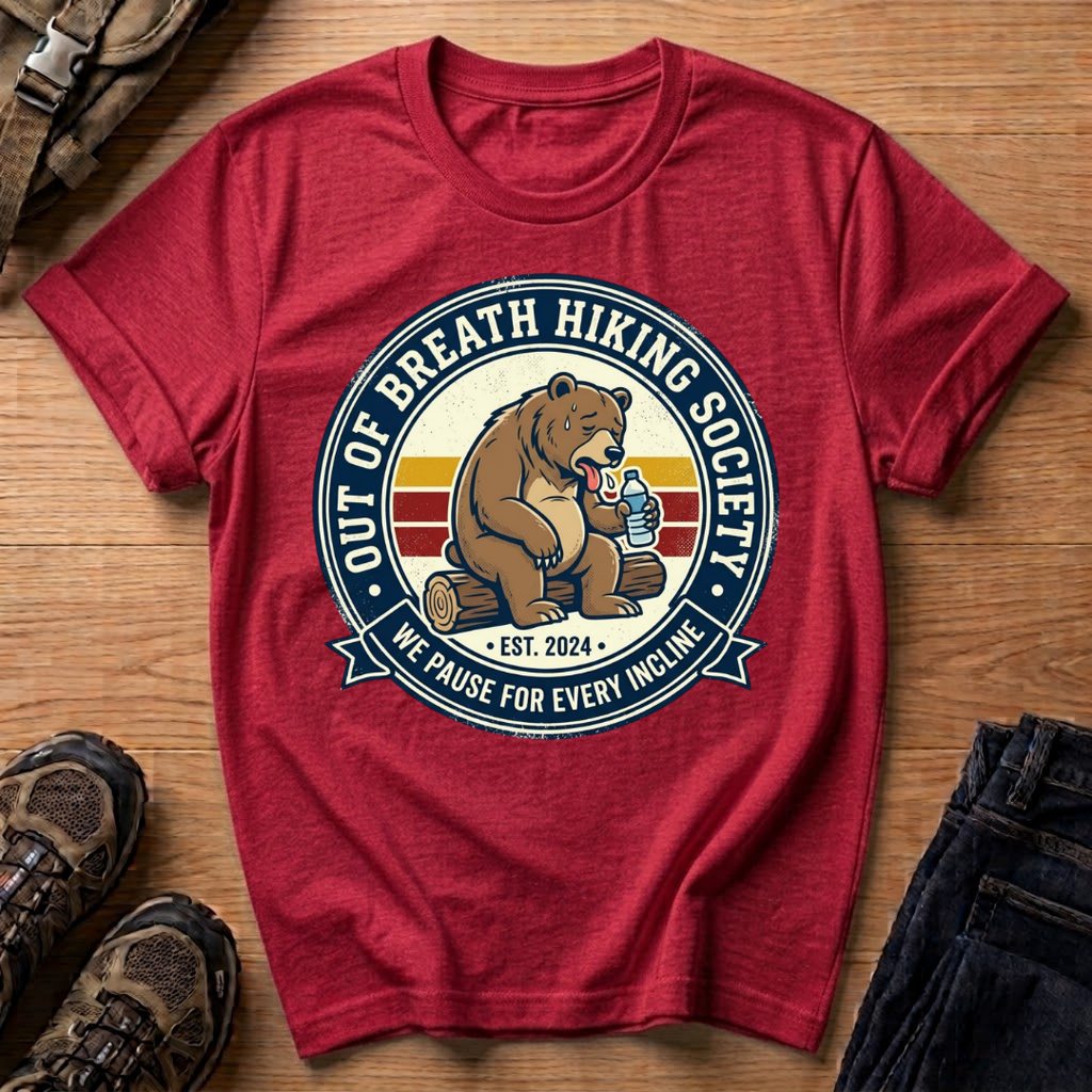 Out of Breath Hiking Society T-Shirt
