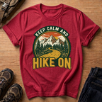 Keep Calm and Hike On T‑Shirt