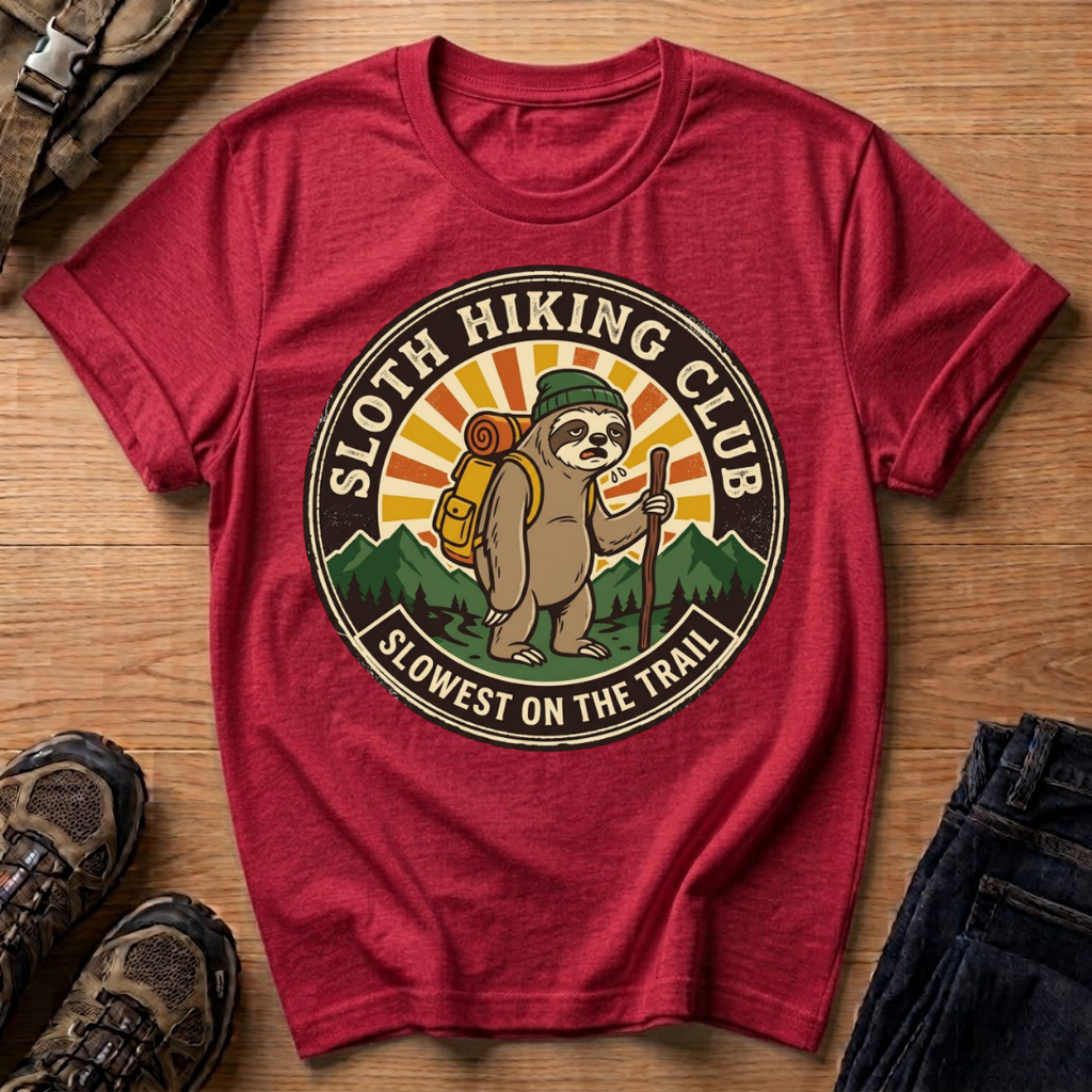 Sloth Hiking Club T-Shirt
