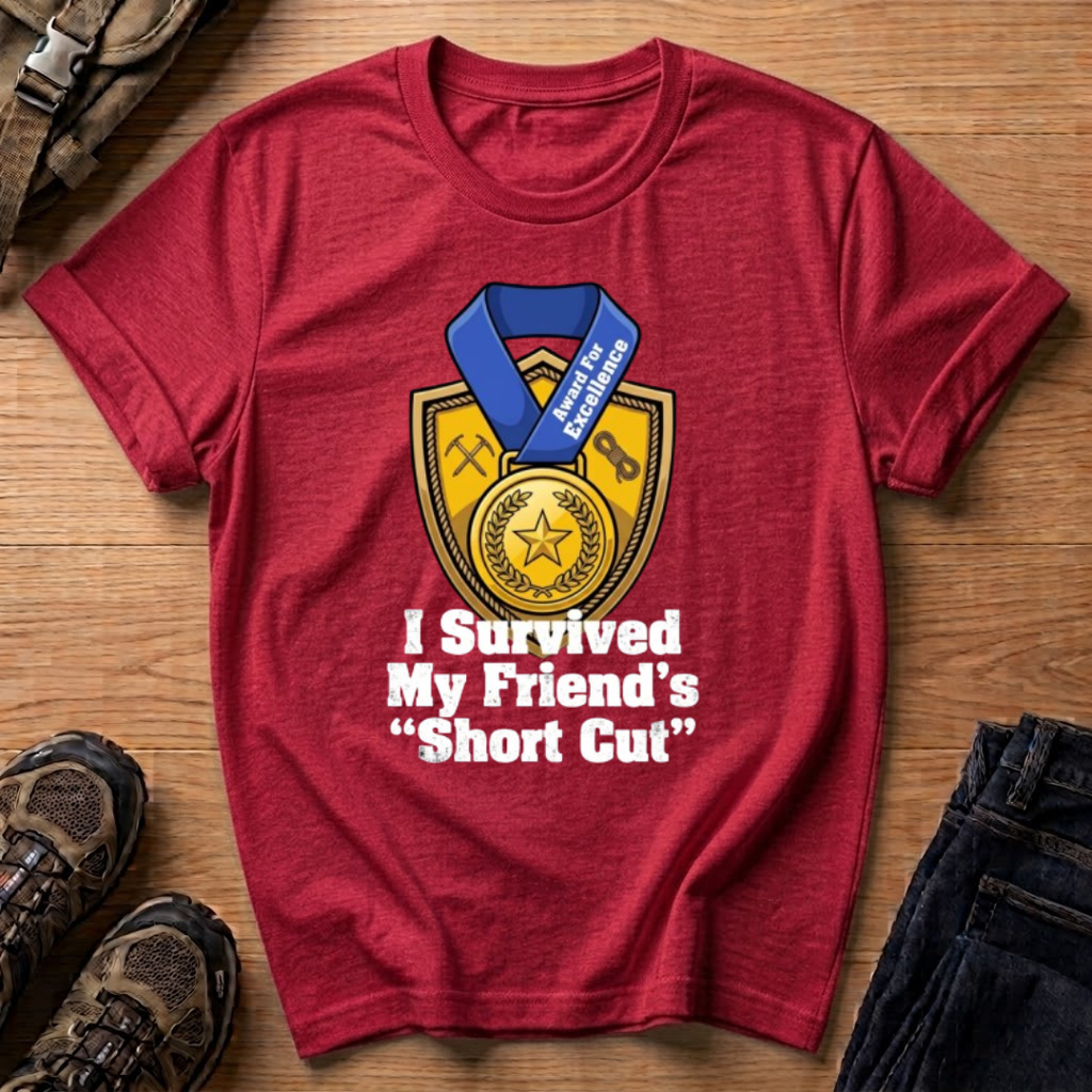 I Survived My Friend’s Short Cut T-Shirt
