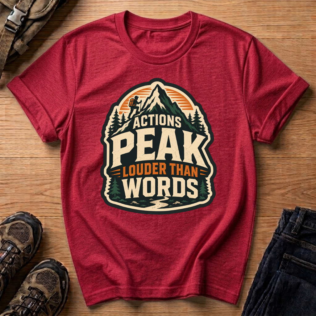 Actions Peak Louder T-Shirt