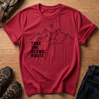 Take The Scenic Route Mountain T-Shirt