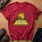 "Caution: Will Stop For Every Single Dog On The Trail" T-Shirt