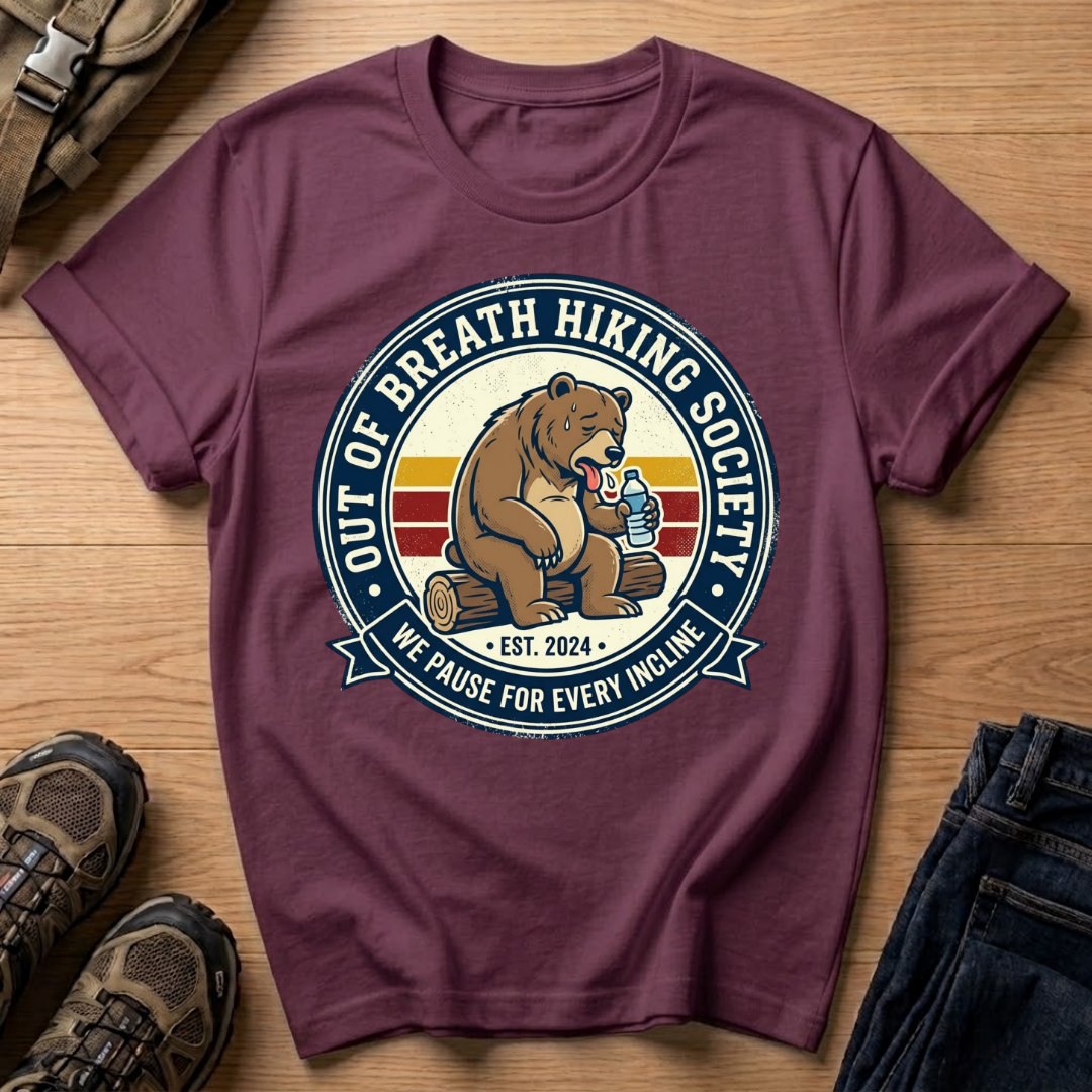 Out of Breath Hiking Society T-Shirt