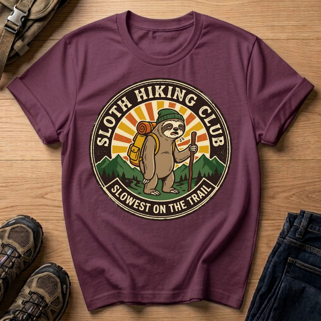 Sloth Hiking Club T-Shirt
