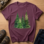 Pine Forest Watercolor T-Shirt