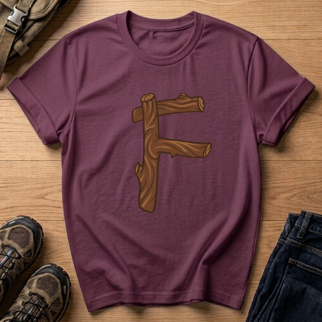 Wooden F T-Shirt