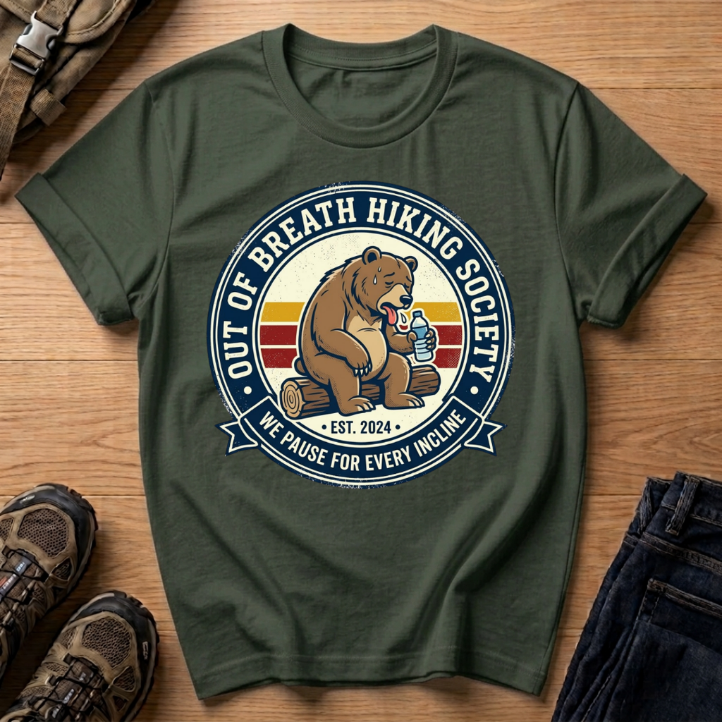 Out of Breath Hiking Society T-Shirt