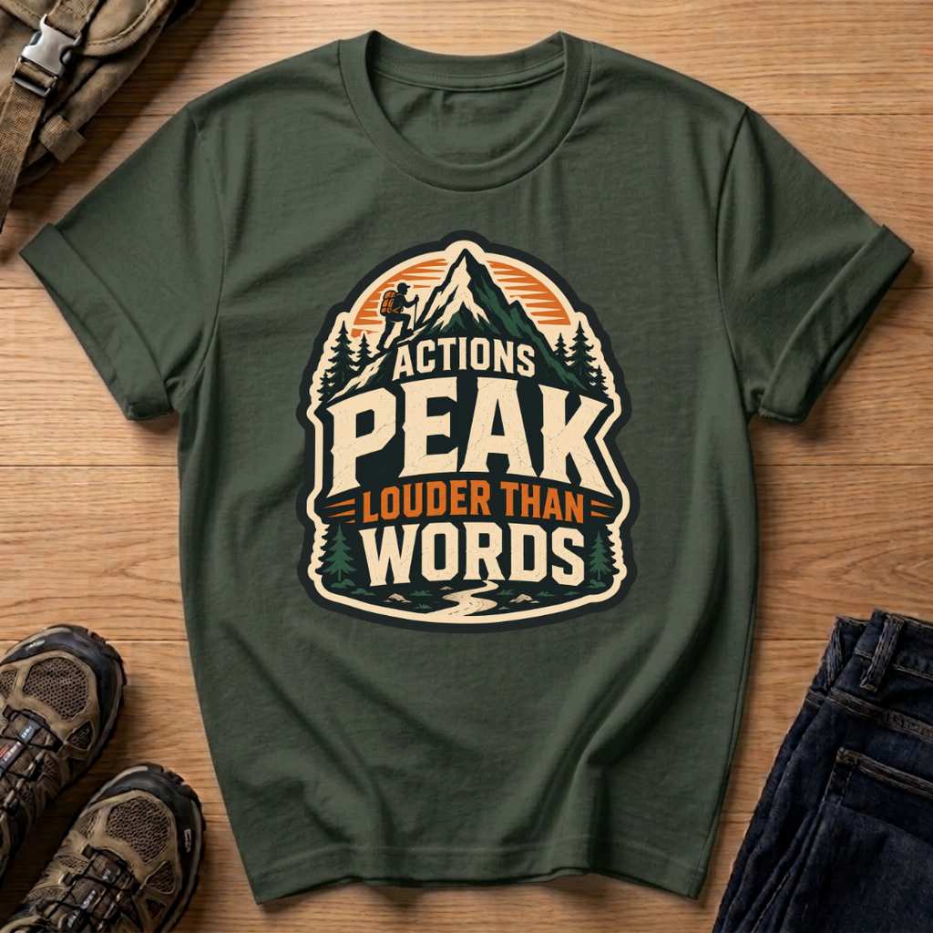 Actions Peak Louder T-Shirt