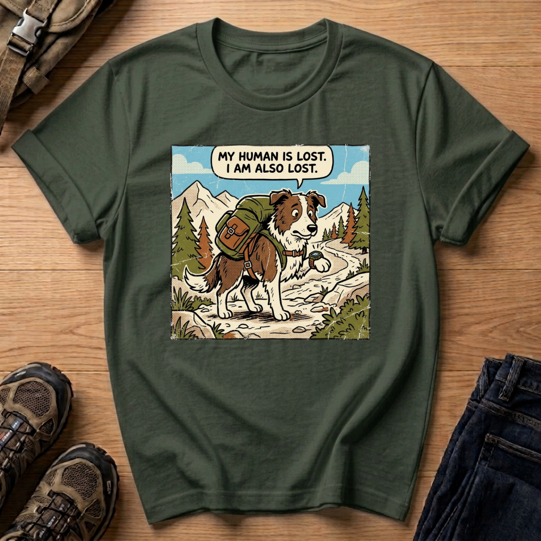 Lost Hiker Dog T-Shirt