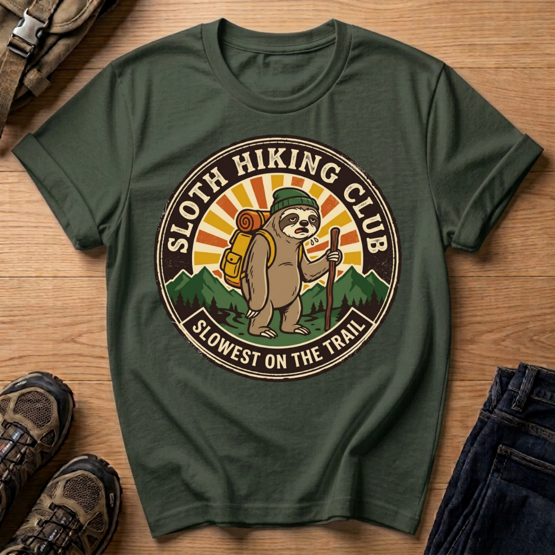 Sloth Hiking Club T-Shirt