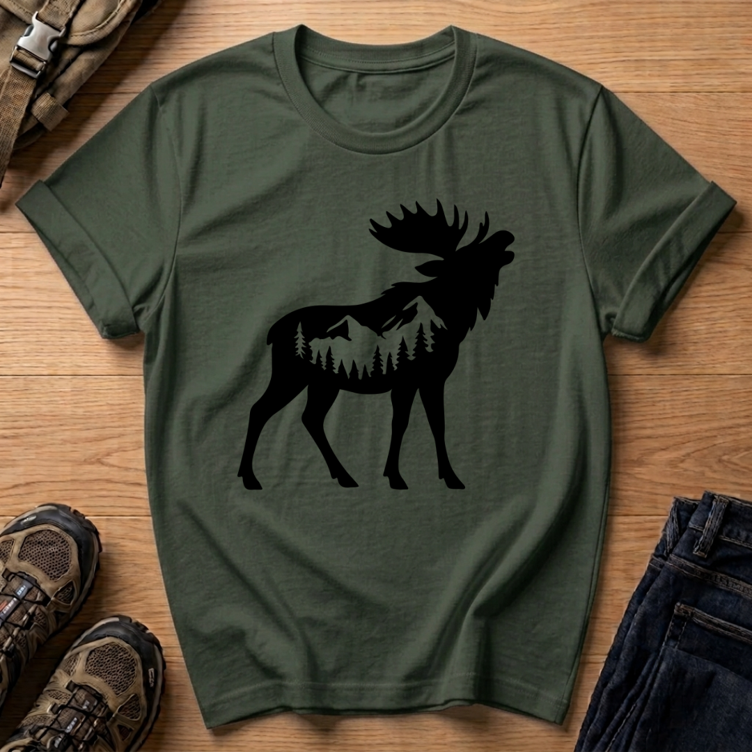 Moose Silhouette T-Shirt