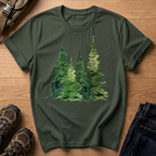 Pine Forest Watercolor T-Shirt