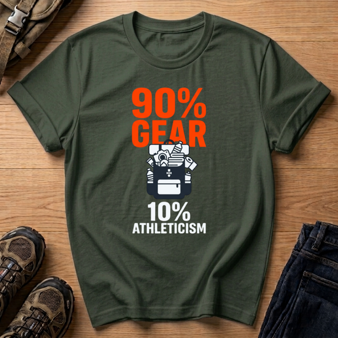 90% Gear 10% Athleticism T-Shirt