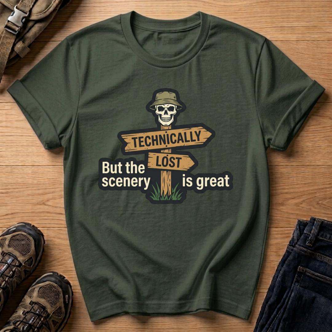 Technically Lost But the Scenery Is Great T-Shirt