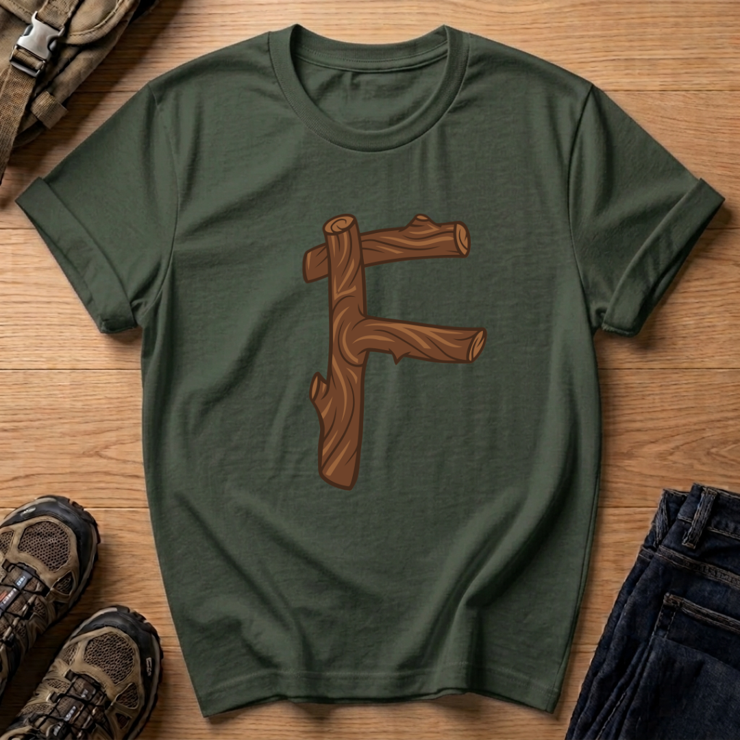 Wooden F T-Shirt