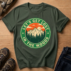Let's Get Lost T‑Shirt — Retro Mountain Adventure Tee