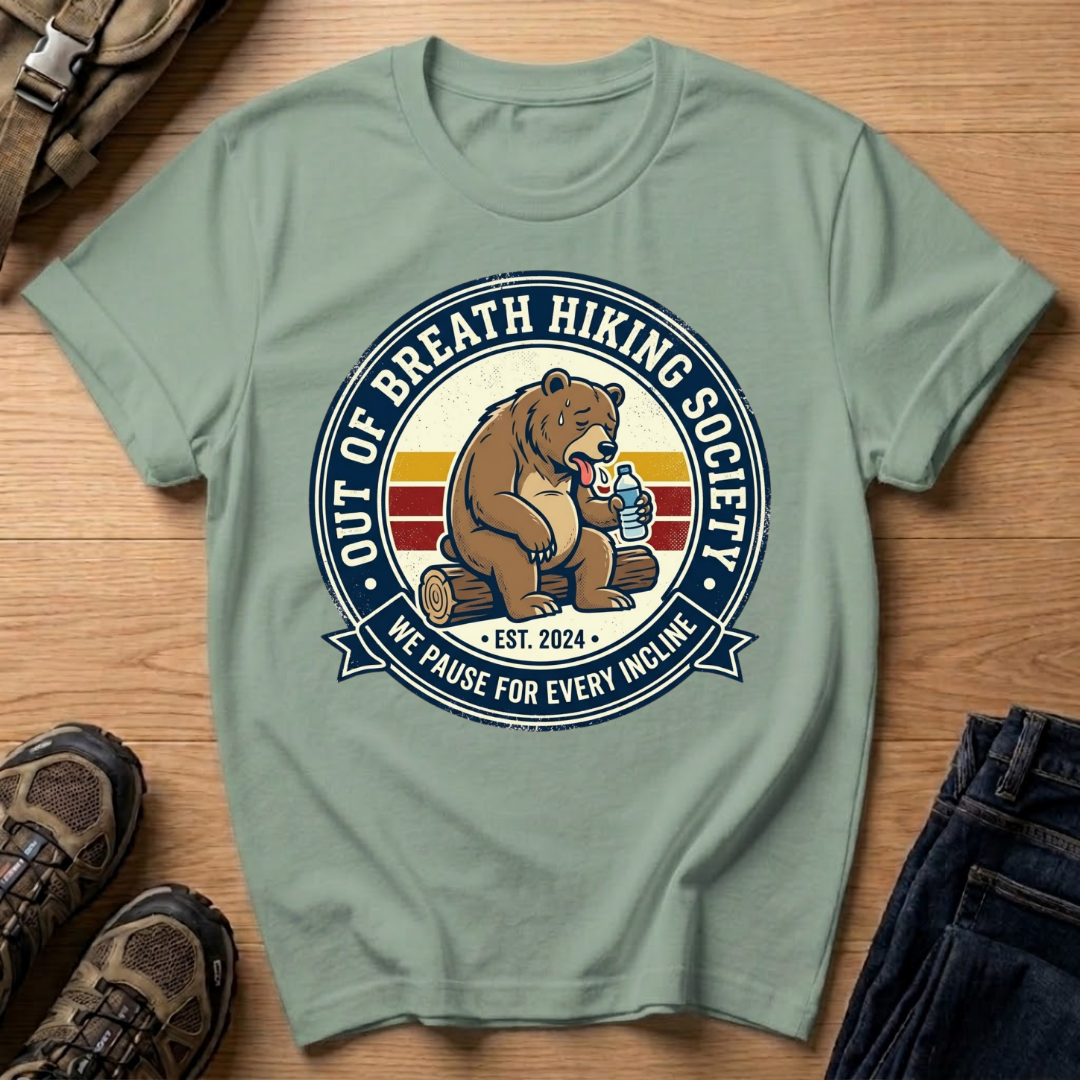 Out of Breath Hiking Society T-Shirt