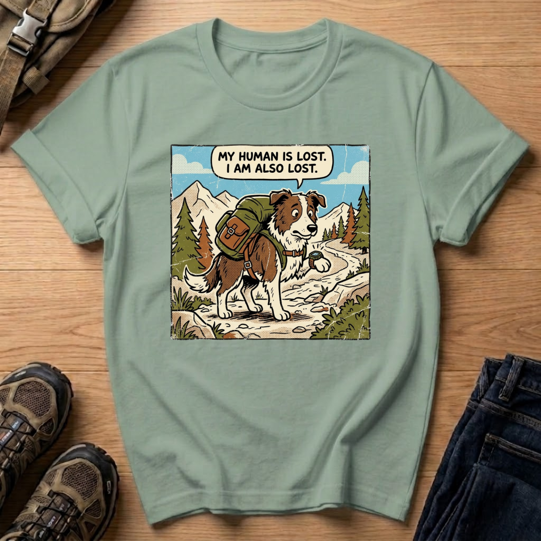 Lost Hiker Dog T-Shirt