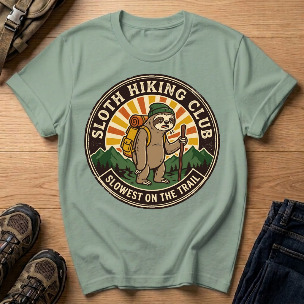 Sloth Hiking Club T-Shirt